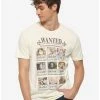 Anime One Piece Straw Hat Pirates Wanted Poster T-Shirt