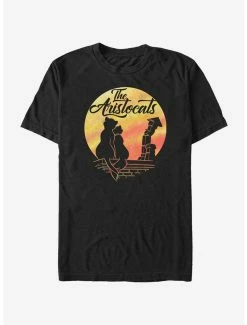 Disney The Aristocats Moon Silhouette T-Shirt