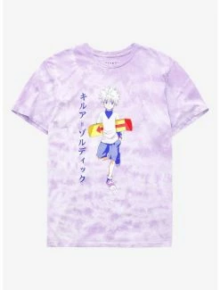 Anime Hunter X Hunter Killua Skateboard Tie-Dye T-Shirt - BoxLunch Exclusive
