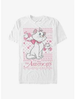 Disney Aristocats Marie Holiday Sweater Pattern T-Shirt