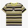 Anime Sanrio Badtz-Maru Portrait Embroidered Stripe T-Shirt - BoxLunch Exclusive