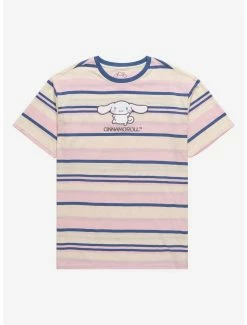 Anime Sanrio Cinnamoroll Portrait Embroidered T-Shirt - BoxLunch Exclusive
