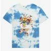 Avatar:The Last Airbender Avatar: The Last Airbender Chibi Gaang Flying Tie-Dye T-Shirt - BoxLunch Exclusive