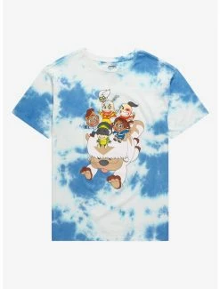 Avatar:The Last Airbender Avatar: The Last Airbender Chibi Gaang Flying Tie-Dye T-Shirt - BoxLunch Exclusive