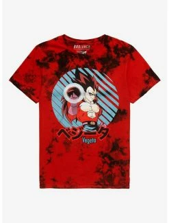 Anime Dragon Ball GT Super Saiyan 4 Vegeta Tie-Dye T-Shirt - BoxLunch Exclusive