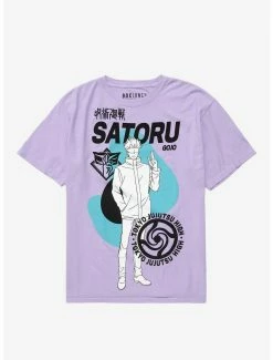 Anime Jujutsu Kaisen Satoru Gojo Tonal Portrait T-Shirt - BoxLunch Exclusive