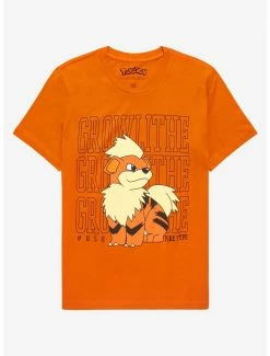 Anime Pokémon Growlithe Collegiate T-Shirt - BoxLunch Exclusive