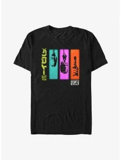 Anime Cowboy Bebop Colorful Gun Sequence T-Shirt