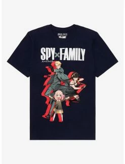 Anime Spy X Family Group Portrait T-Shirt - BoxLunch Exclusive