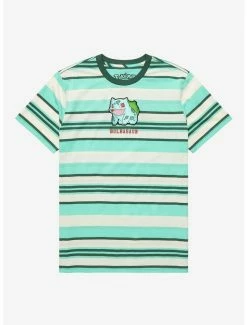 Anime Pokémon Bulbasaur Striped T-Shirt - BoxLunch Exclusive