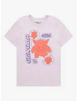 Anime Pokémon Gengar Pokédex Entry T-Shirt - BoxLunch Exclusive