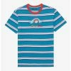 Anime Studio Ghibli Ponyo Portrait Embroidered Striped T-Shirt - BoxLunch Exclusive