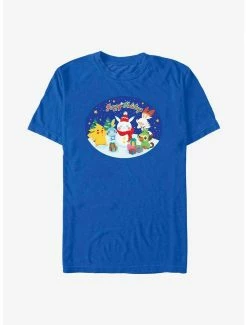 Anime Pokémon Snow Globe Pikachu, Sobble, Scorbunny, And Grookey T-Shirt