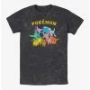 Anime Pokemon Gotta Catch Eeveelutions Mineral Wash T-Shirt