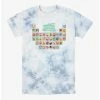 Nintendo Animal Crossing: New Horizon Periodic Table Tie-Dye T-Shirt