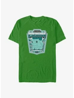 Anime Pokemon Bulbasaur Badge T-Shirt