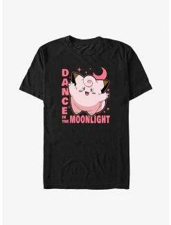 Anime Pokemon Clefairy Dance In The Moonlight T-Shirt