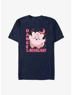 Anime Pokemon Clefairy Dance In The Moonlight T-Shirt