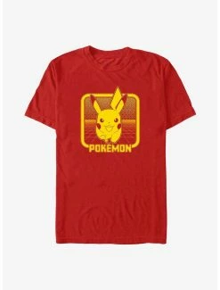 Anime Pokemon Digital Pikachu T-Shirt