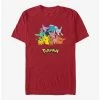 Anime Pokemon Pikachu With Eeveelutions T-Shirt