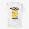 Anime Pokemon Pikachu Pose T-Shirt
