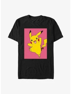 Anime Pokemon Pikachu Leap T-Shirt