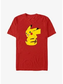 Anime Pokemon Pikachu Back T-Shirt