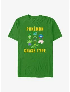Anime Pokemon Grass Type T-Shirt