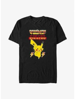 Anime Pokemon Battle Ready Pikachu T-Shirt