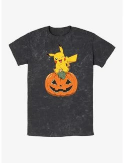 Anime Pokemon Pikachu Pumpkin T-Shirt