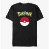 Anime Pokemon Pokeball Logo T-Shirt
