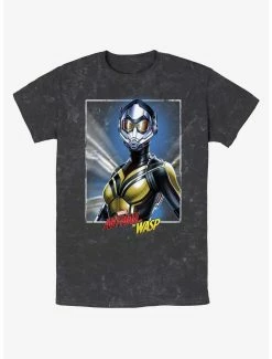 Marvel Ant-Man And The Wasp: Quantumania Wasp Portrait Mineral Wash T-Shirt